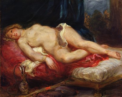 Odalisque, c.1825 - Ferdinand Victor Eugene Delacroix